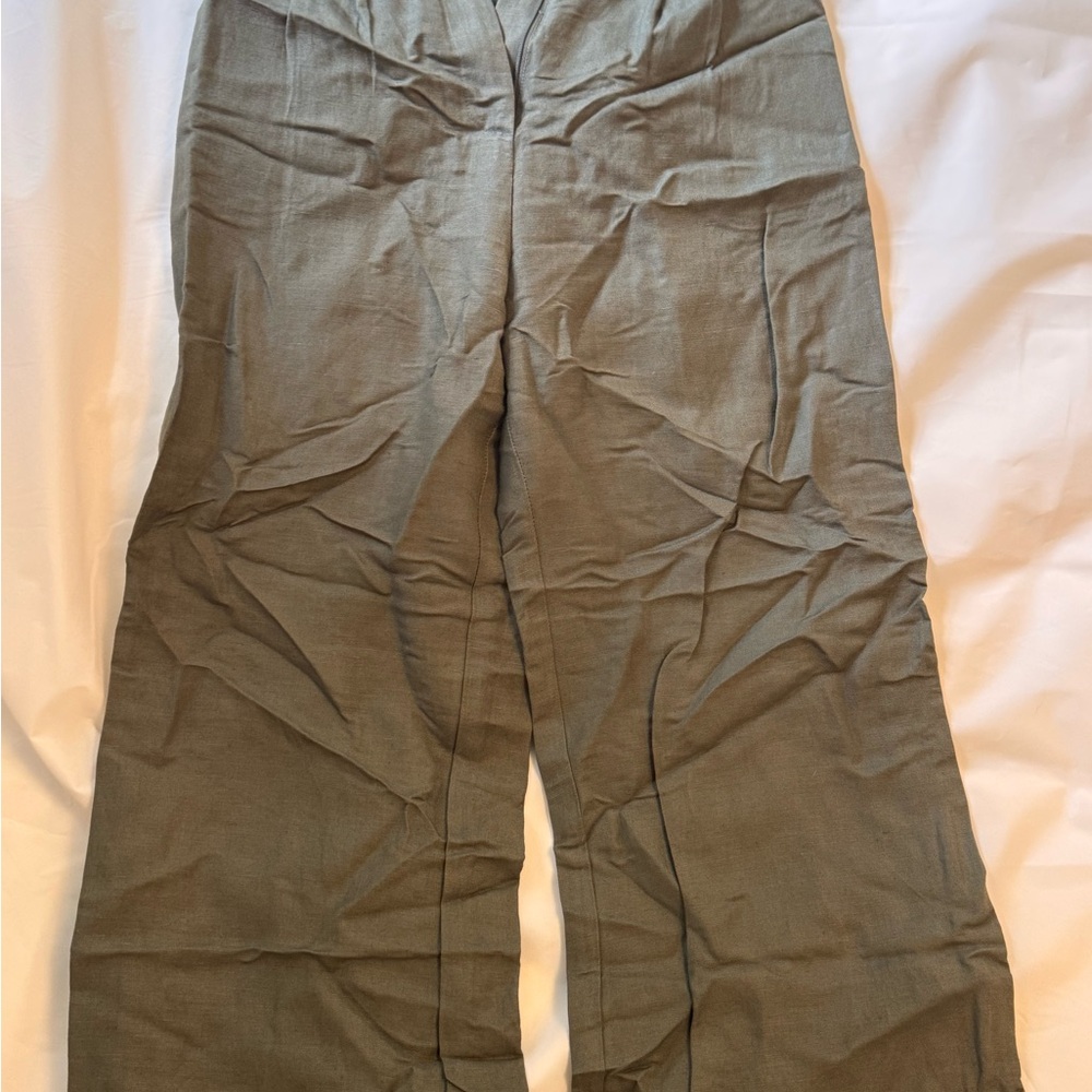 First Rite sage green linen pants - Picture 4 of 4